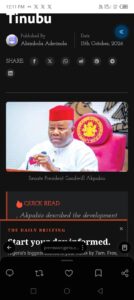 Akpabio Backs Coalition, Predicts Inclusive Second Term for Tinubu